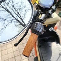 [3897 Đánh giá tích cực] Bọc tay lái retro cho xe máy điện, bọc da cho Tailing Bell, Aima, Niu, Ninebot, Wuyang Universal Retro 3.7