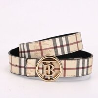 [3.8cm] Thắt Lưng Nam Burberry Cổ Điển Hai Mặt Vintage Dây Thắt Lưng Da Thật Chính Hãng Quà Tặng Cho Anh Thắt Lưng Kinh Doanh Nam Phụ Kiện Thời Trangtrhb