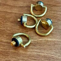 38explore Light D Ring 1 / 4 Vòng Đồng Nguyên Chất Mở Khóa Lò Xo D Khóa Đồng Nguyên Chất