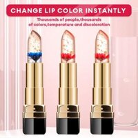 3.8g giữ ẩm lâu dài hoa pha lê thạch son môi ma thuật thay đổi màu môi trang điểm son môi