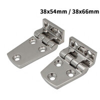38x54 / 38x66mm Hàng Hải Thép Không Gỉ Cửa Cabin Inox Hatch Flush Bản Lề Cửa Cho Du Thuyền RV