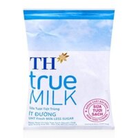 (393) TH TRUE milk sữa tươi ít đường bịch 220ml - Bịch