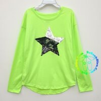 [39kg-45kg] Áo tay dài size mẹ và bé vải thun cotton mịn mượt kết kim sa đảo chiều