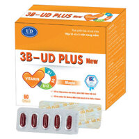3B-UD Plus New, hỗ trợ bổ sung magie, vitamin B1, B6, B12