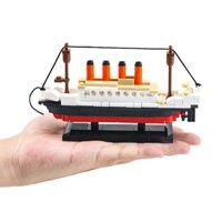 3D 194 Chiếc Tương Thích Với Lego Titanic Khối Xây Dựng Mô Hình Con Tàu Giáo Dục Trẻ Em Đồ Chơi Quà Tặng Sinh Nhật