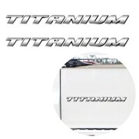 3d ABS TITANIUM Chữ Logo Kiểu Dáng Xe Biểu Tượng Phía Sau Thân Xe Huy Hiệu Miếng Dán Decal Dành Cho Xe Ford Mondeo Mkv Kuga Ecosport Focus Phụ Kiện