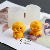 3d Ba Chiều Vịt Khuôn Tự Làm Handmade Nướng Bánh Mousse Khuôn Thơm Nến Thạch Cao Khuôn Silicon 3.33