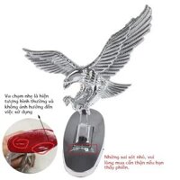 3d Chrome Hood Trang Trí Huy Hiệu Thiên Thần Đại Bàng Quốc Huy Mặt Trước Ô Tô Tự Động Dán Toàn Thân Vị Trí