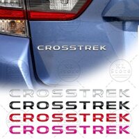 3d Chrome Kim Loại Chữ Logo Xe Phía Sau Thân Xe Huy Hiệu Miếng Dán Cho Subaru XV CROSSTREK Biểu Tượng Đề Can Phụ Kiện