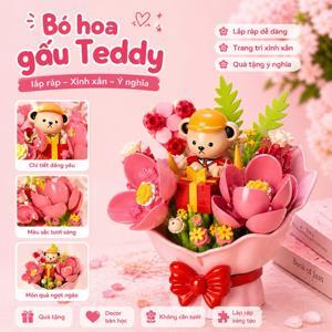 Bộ xếp hình gấu Teddy 3D Crystal Puzzle