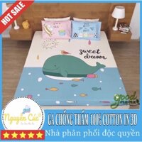 [3D] Ga chống thấm 100% Cotton Goodmama in 3D