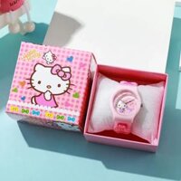 3D Hello Kitty Đồng Hồ Trẻ Em Có Hộp Anime Nhân Vật Hành Động Đồ Chơi Mô Hình Bé Gái Thời Trang Đồng Hồ Thạch Anh Tặng Cinnamoroll Kuromi Giai Điệu