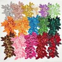 3d Hoa Đính Hạt Ren Vải Đính Thêu May Trên Miếng Dán Cho Đám Cưới / Đầm Dạ Hội Quần Áo Miếng Dán Thêu Sò