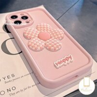 3d Hoa Hồng Trái Tim Tình Yêu Hạt Vòng Tay Ốp Lưng Điện Thoại Tương Thích Cho IPhone 11 15 14 13 12 Pro Max 7Plus XR 7 15 6 8 6S Pl