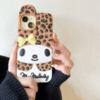 3d Hoạt Hình Dễ Thương Họa Tiết Da Báo My Melody Ốp Lưng Điện Thoại iPhone 16 15 14 13 12 11 Pro Max Vỏ Silicon Mềm Chống Sốc