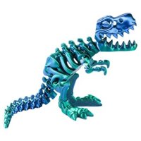 3D in hình xương khủng long Tyrannosaurus Rex, tượng rồng biến hình 3D in, quà tặng thủ công, đồ chơi HRSZ