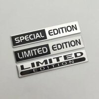 3D Kim Loại Nhôm Bạc Đen Logo Phiên Bản Giới Hạn Quốc Huy Xe Fender Huy Hiệu Thân Cây Decal Cho Xe Dán Phụ Kiện