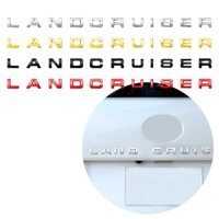 3d Kim Loại Trang Trí Xe Chữ Logo Đề Can Miếng Dán Cho Xe Toyota LANDCRUISER Biểu Tượng Xe Phía Trước Hood Bảng Chữ Cái Huy Hiệu Kiểu Dáng Xe Trang Trí