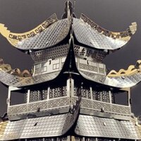 3d Kim Loại Xếp Hình Yue Yang Tháp Xây Dựng Mô Hình Bộ Dụng Cụ Lắp Ráp Ghép Hình Quà Tặng Đồ Chơi Cho J3