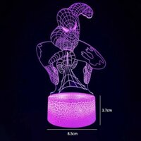 3D LED Night Lights Rechargeable Kids Spiderman 16 Colours Desk Lamp Xmas Gift