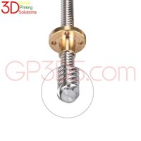 3D Máy In Phần T8 Vít Dẫn Chống Phản Ứng Dữ Dội Lò Xo Hạt 8MM 300 350 400 500Mm Nema17 Dẫn vít Động Cơ Bước Mang Bộ