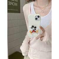 3d Phim Hoạt Hình Bao Da Cho iPhone 16 Pro Max Vỏ Điện Thoại iPhone 16 15 14 13 12 11 Pro Max 13Mini 14Plus XSMAX XR Vỏ Đeo Ngang