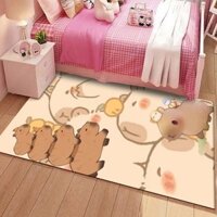 3d Phong Cách Động Vật Dễ Thương Họa Tiết Động Vật In Thảm Capybara Thảm Phòng Khách Phòng Ngủ Trẻ Em Trang Trí Nhà Cửa Thảm Cửa Yoga Sân Trải Sàn Thảm Chống Trơn Trượt