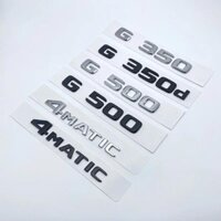 3d Phông Chữ Dẹt Chữ G350 G500 G350d G55 V8 KOMPRESSOR Biểu Tượng Cho Xe Mercedes Benz G Class W463 Thân Xe Ô Tô Biển Tên Logo Nhãn Dán