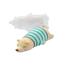 3d Sôcôla Nhật Bản Món Tráng Miệng Kem Silicon Nướng Hoạt Hình Gấu Ngủ Thỏ Heo Mousse Khuôn Bánh