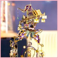 3d Xếp Hình Thế Giới Lắp Ráp Vương Quốc Mũ Lừa Kim Loại Lắp Ráp Mô Hình Ba Chiều Xếp Hình Handmade DIY Magic Hat Mũ Chú Hề Chơi Hợp Thời Trang