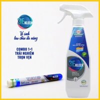 3E Kleen combo vi sinh lau chùi đa năng 1 chai 1 ống