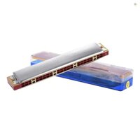 3elife suzuki study-24 24 lỗ harmonica tremolo key of c với dụng cụ làm sạch hộp vải cho học sinh mới bắt đầu