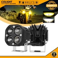 3Inch Mini Lái Xe Ánh Sáng Trắng + Vàng Đa Năng Chất Lượng Cao 25000LM LED Làm Đèn Đèn Sương Mù Cho Xe Máy 12V 24V