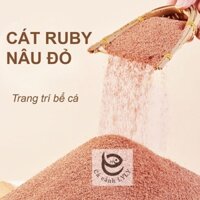 3KG Cát RUBY thủy sinh nâu đỏ, vật liệu lọc, trải nền, trang trí bể cá, hồ thủy sinh, tiểu cảnh siêu đẹp