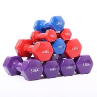 [3Kg] Tạ tay Bọc Cao Su Cao cấp Hỗ trợ Tập Gym, Thể Thao tại nhà, phòng tập