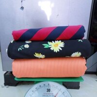 3kg vải thun lạnh hàng khúc nhỏ ứng dụng may đồ bơi đồ bơi may ga gối