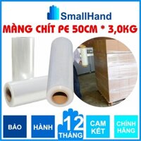 (3kg x 50cm) Màng chít PE dùng bọc hàng hóa - Rộng 50Cm x 3Kg/cuộn