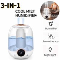 3L Bedroom Humidifiers Cool Mist Air Humidifier for Home and Plant Quiet Indoor