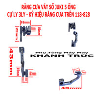 [3ly-JK-2CAU-118828] Răng cưa máy Vắt sổ JUKI , KINGTEX 5 ống chỉ cự ly 3 ly máy may công nghiệp