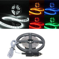 3M 300 SMD 3528 LED Flexible Strip Light Cigarette Charger Cars Trucks Dashboards Decor DC12V