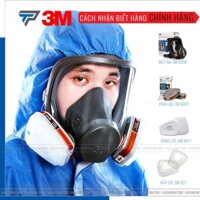 3M 6800 - Mặt nạ phòng độc và hóa chất cao cấp fullface lọc hiệu quả gấp 5 lần mặt nạ 3M nửa mặt