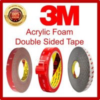[3m] Băng keo hai mặt bằng xốp Acrylic / Chịu nhiệt cao Độ bám dính tuyệt vời Nội thất phòng tắm ô tô