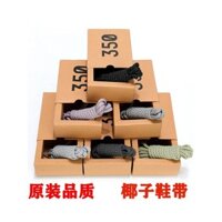 3M Dây giày phát sáng trong bóng tối 350 Yeezy Starry Sky phản quang nguyên bản tròn V2 phát sáng màu cam bẩn xanh băng đen thiên thần châu Á