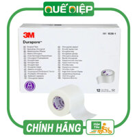 3M DURAPORE 1538-0 hoặc 1538-1 (1.25cm hoặc 2.5cmx9.1m) - Băng keo lụa y tế kích thước 1.25cm hoặc 2.5cmx9.1m (chính h