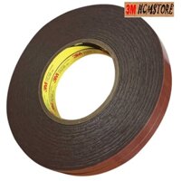 3M GT7108 khổ 15mm dài 17met - BĂNG KEO HAI MẶT CƯỜNG LỰC dầy 0.8mm màu xám chuyên dán cho xe máy, xe hơi, đồ chơi xe