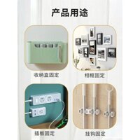 3M móc lệnh không dấu vết móc ma thuật treo ảnh tường không khoan không làm hỏng tường đinh dính mạnh nhãn dán treo khung tranh