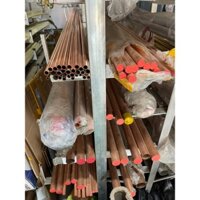 3m Ống đồng đỏ phi 6 dày 1mm ( Lỗ trong 4mm, cắt 3 đoạn 1m )