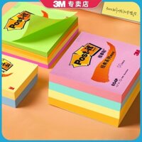 3M Post-it Classic Series Giấy Dán 654 Vàng 654P Pastel 655P Giấy Dán Màu Sắc 656P Giấy Dán Tái Sử Dụng 3*3in Sổ Ghi Chú 657 Dùng Học Sinh Cửa Hàng Flagship N Lần Giấy Dán