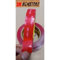 3M VHB 4910 30mm dài 4.5met Trong Suốt dầy 1,1mm - Băng Keo Hai Mặt Siêu Dính, Siêu Cường Lực chuyên dán kính, kim loại