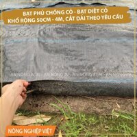 3m x 10m dài Bạt Diệt Cỏ độ bền trên 5 năm (tặng 50 ghim) - Bạt Trải Nền Chống Cỏ Mọc (dầy 120gr/m2)